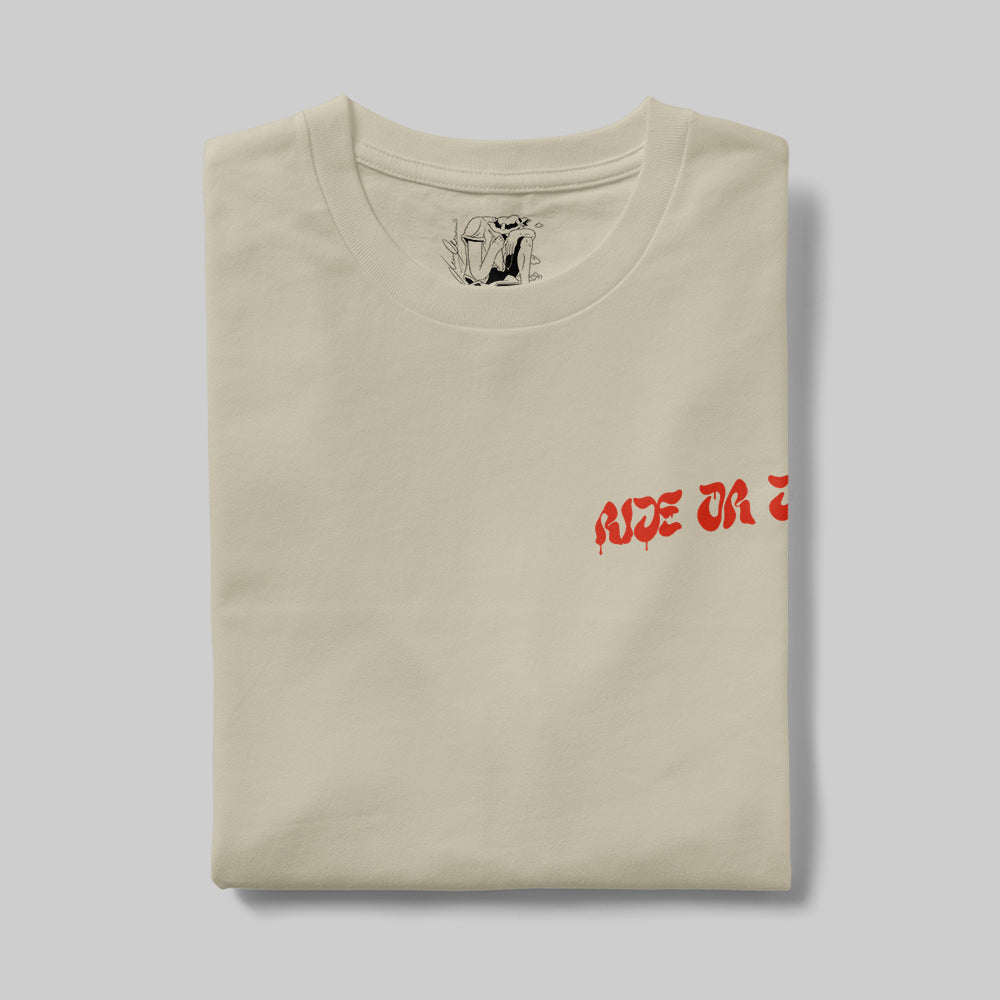 Ride or Die T-shirt unisexe avant et arrière