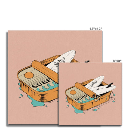 Surf Salty Hahnemühle German Etching Print 8“x8“ & 12“x12“