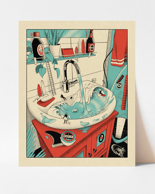 Sink Break Hahnemühle German Etching Print 11"x14" / 27,9x35,6 cm