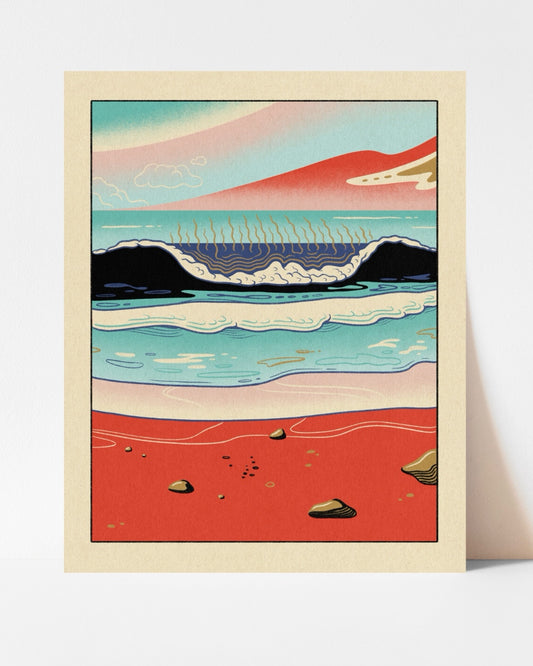 Gold Coast Hahnemühle German Etching Print 11"x14" / 27,9x35,6 cm