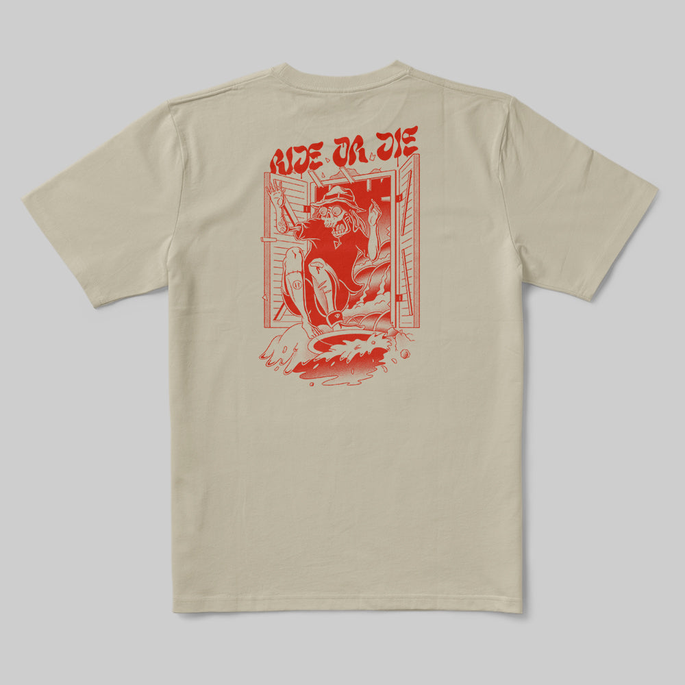 Ride or Die T-Shirt Unisex Front & Backprint