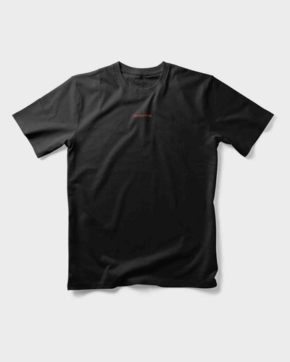 Surfing Tiger T-Shirt Unisex Black Front & Backprint